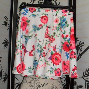 White flowery skirt